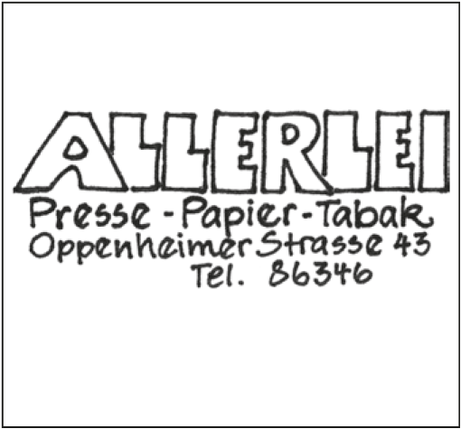 Schreibwaren Allerlei