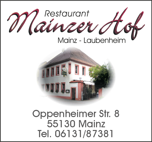Gaststätte "Mainzer Hof"