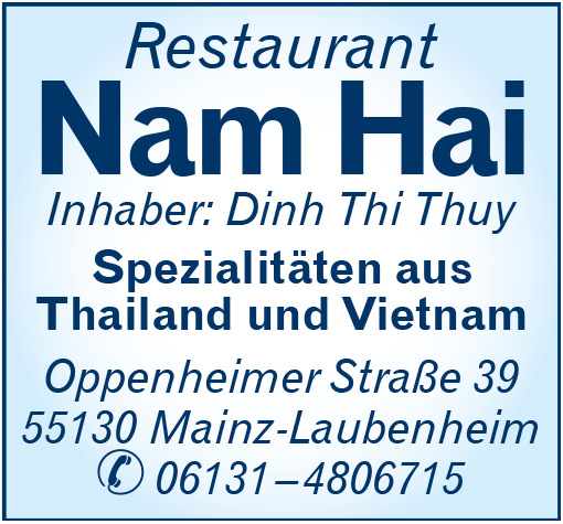Gaststätte "Nam Hai"