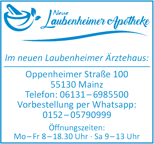Neue Apotheke Laubenheim